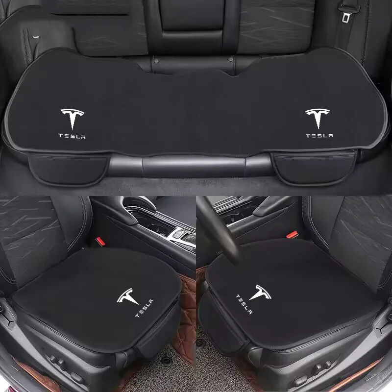 Autosedačky vankúšiky, ktoré nie sú skĺznuté na kryciu plyšovú dekoráciu Ochranné podložky pre Tesla model 3 model SXY Roadster SpaceX Príslušenstvo