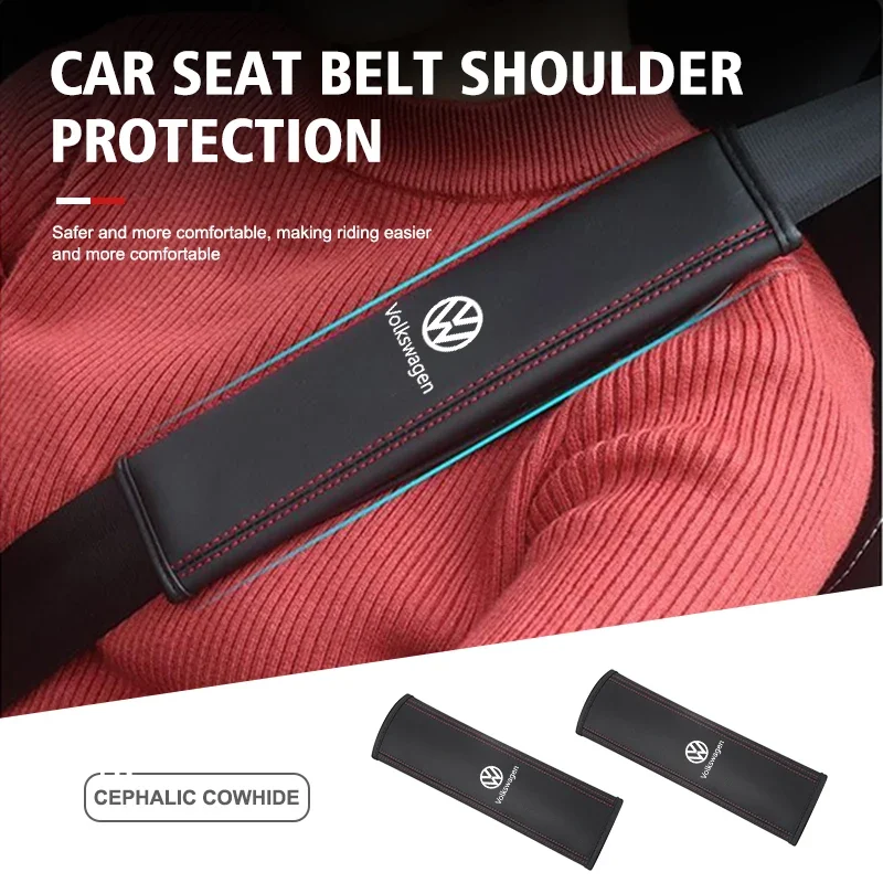 Autosedáctvo na ochranu ramena na ramene Padding Pad Automatické príslušenstvo pre Volkswagen Scirocco Passat Polo B5 B6 B7 Tiguan Sharan Touran