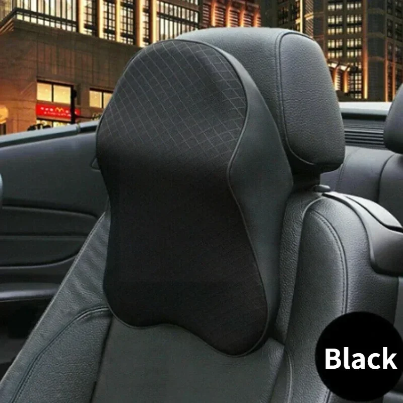 Autosedáka hlavy hlavy 3D pamäť penový penový vankúš hlava krk tkanina vankúš Penová pamäť priedušná podpera