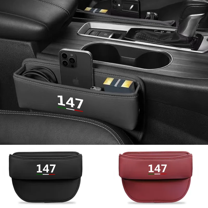 Autosedáková medzera vrecko Universal Automatické sedadlá sloty na úložný priestor Držiak telefón pre alfa romeo 147 Automatické doplnky