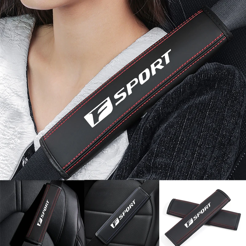 Autosedákové pásové ramenné pokrývky Coath Comfort ochranku bezpečnostný vankúš 2ks pre lexus f Sport LFA ISF GSF CT GS NX ES LC 350 250 IS