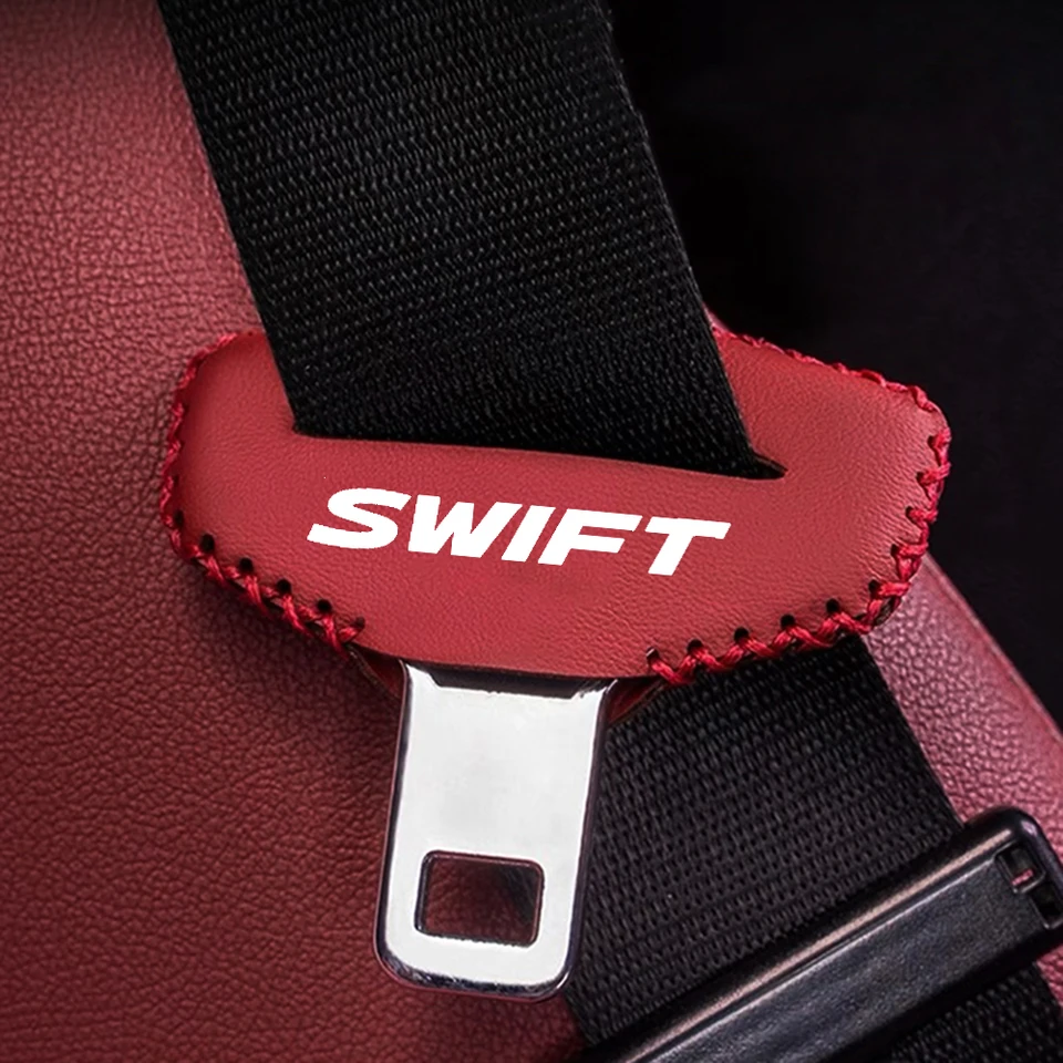 Autosedárová pásová spona chránič chránič koženého interiéru puzdro proti škrabaniu pre Suzuki Swift Car Accessories
