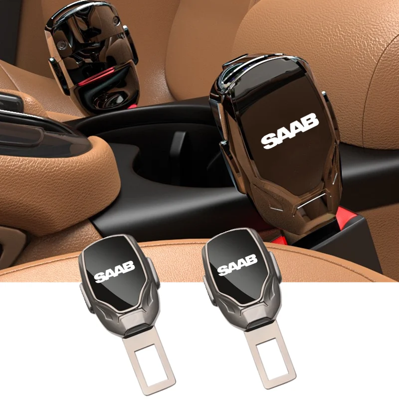 Autosedárové pásové pásové sponky Safet Chalal Sedáctvo Zamknutia spona Hrubá vložka pre SAAB 93 95 SAAB 9-3 9-5 900 9000