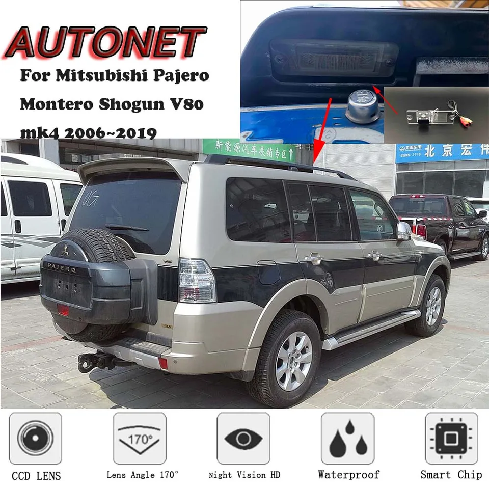Autotonet Backup Zadná kamera pre fotoaparát pre Mitsubishi Pajero Montero Shogun V80 MK4 2006 ~ 2019 CCD/Night Vision/Parking Camera