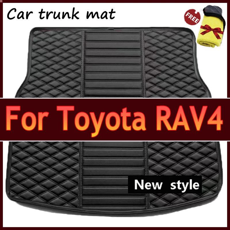 Autá podlahové rohožné auto kmeňa Mat pre Toyota Rav4 2013 2014 2015 2016 2017 2018 2019 2019 2020 2021 2022 2023 2024 Doplnky automobilov