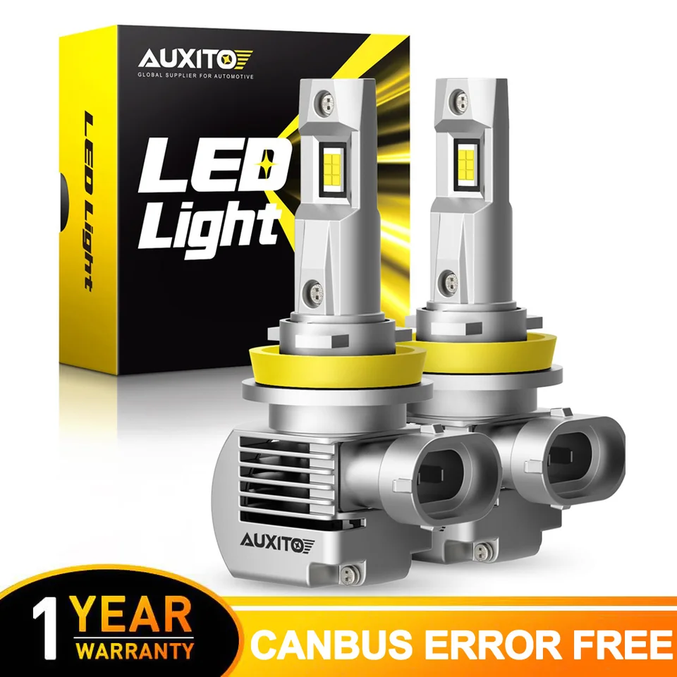 Auuxito Car Head Light LED Žiarovka H8 H11 LED žiadna chyba 100W H4 9012 9005 HEATLAMP 20000LM pre Toyota Prius TUNDRA AURIS NISSAN ROGUE