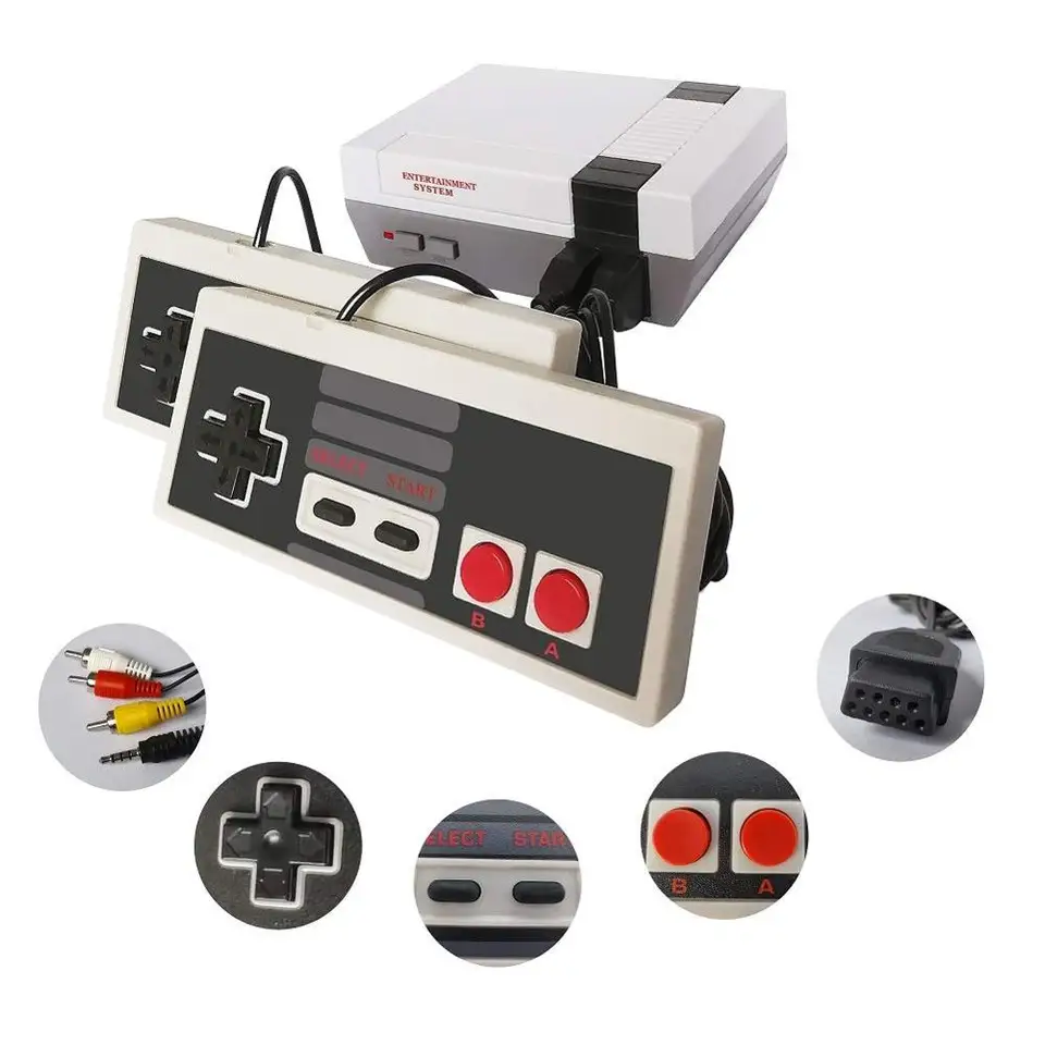 AV/HDMI NES Mini Classic Edition Retro Video Games Console s 2 ovládačmi vstavanými 600 Classic Nintendo Games