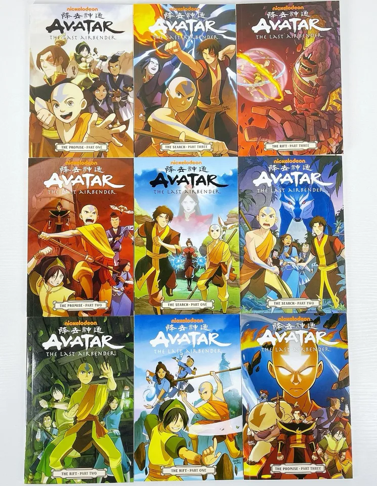 Avatar: The Last Airbender Split Sale Anglická obrázková kniha American Comics Action Comedy Fantasy Storybook