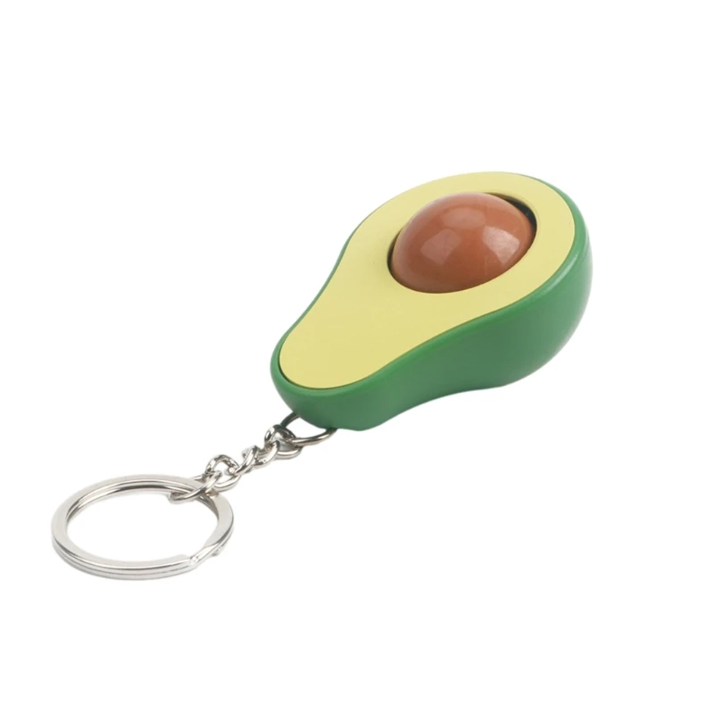 Avokádo reliéf stresu Keychain avokádo masáž korálky Keychain Zábava avokádová hračka