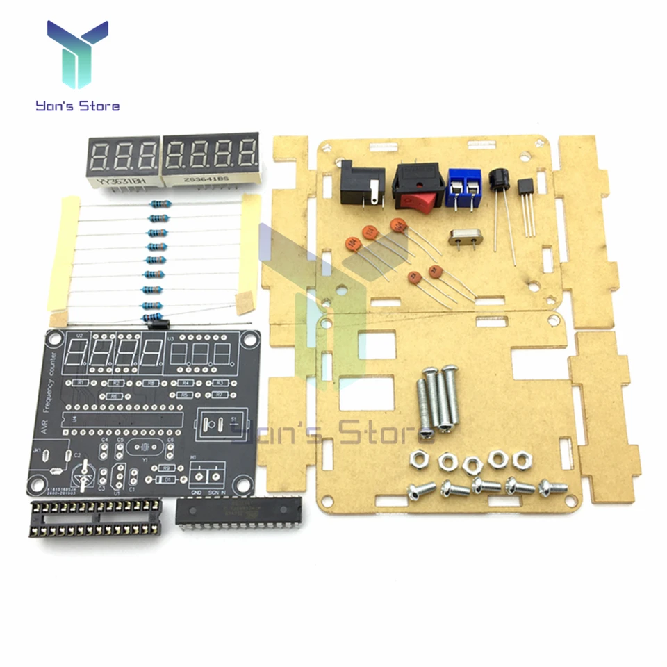 AVR LED digitálna frekvenčná metra DIY súprav