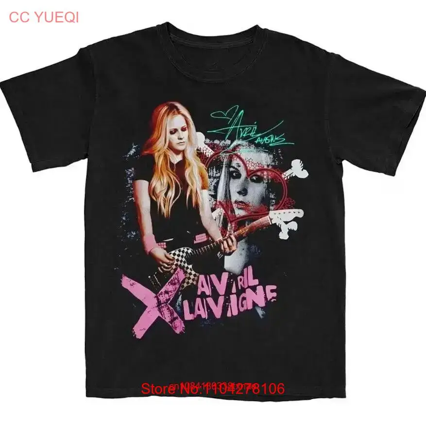 Avril Lavigne Tour country hudba T košeľa Vtg 90s Men Women s 3xl dlhé alebo krátke rukávy