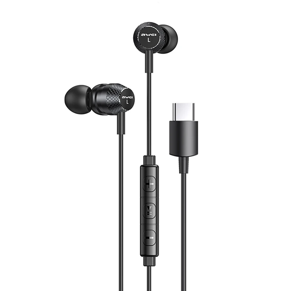 AWEI TC-5 USB C WIRED V Uši