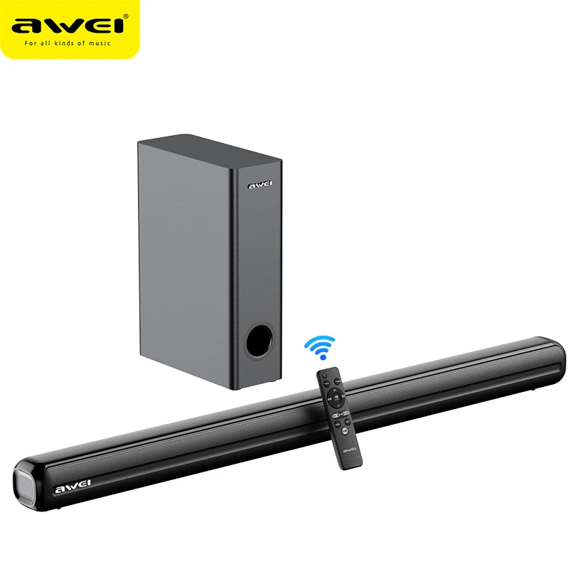 Awei Y520 Home Sound Bar Wireless Bluetooth domáce kina reproduktorov Systém TV Zvukový bar