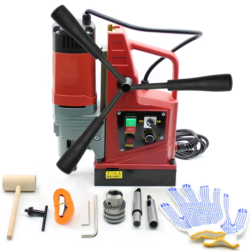 AX23RE/AX28RE Elektrická magnetická vŕtačka podlahová vŕtačka 220V Výkonná magnetická vŕtačka Prenosná priemyselná trieda Vŕtací stroj