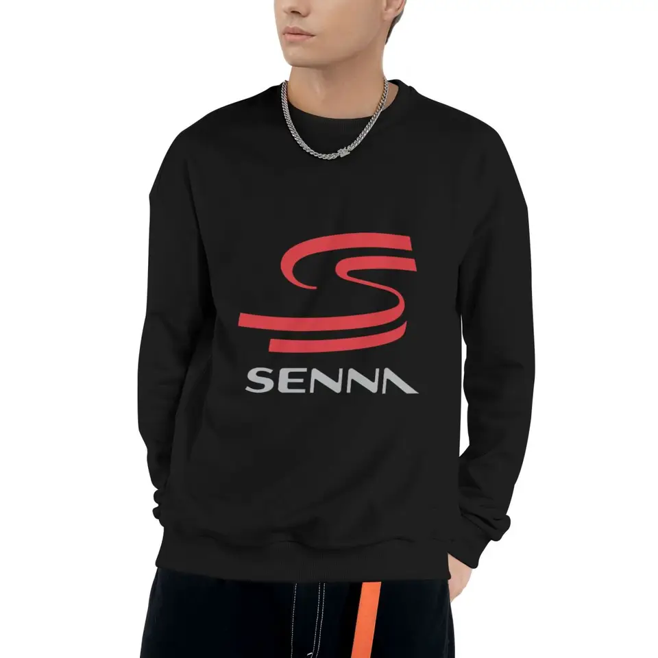 Ayrton Senna Príležitostné mikiny Men muž Ženy bavlna základné mikiny pullover hiphop