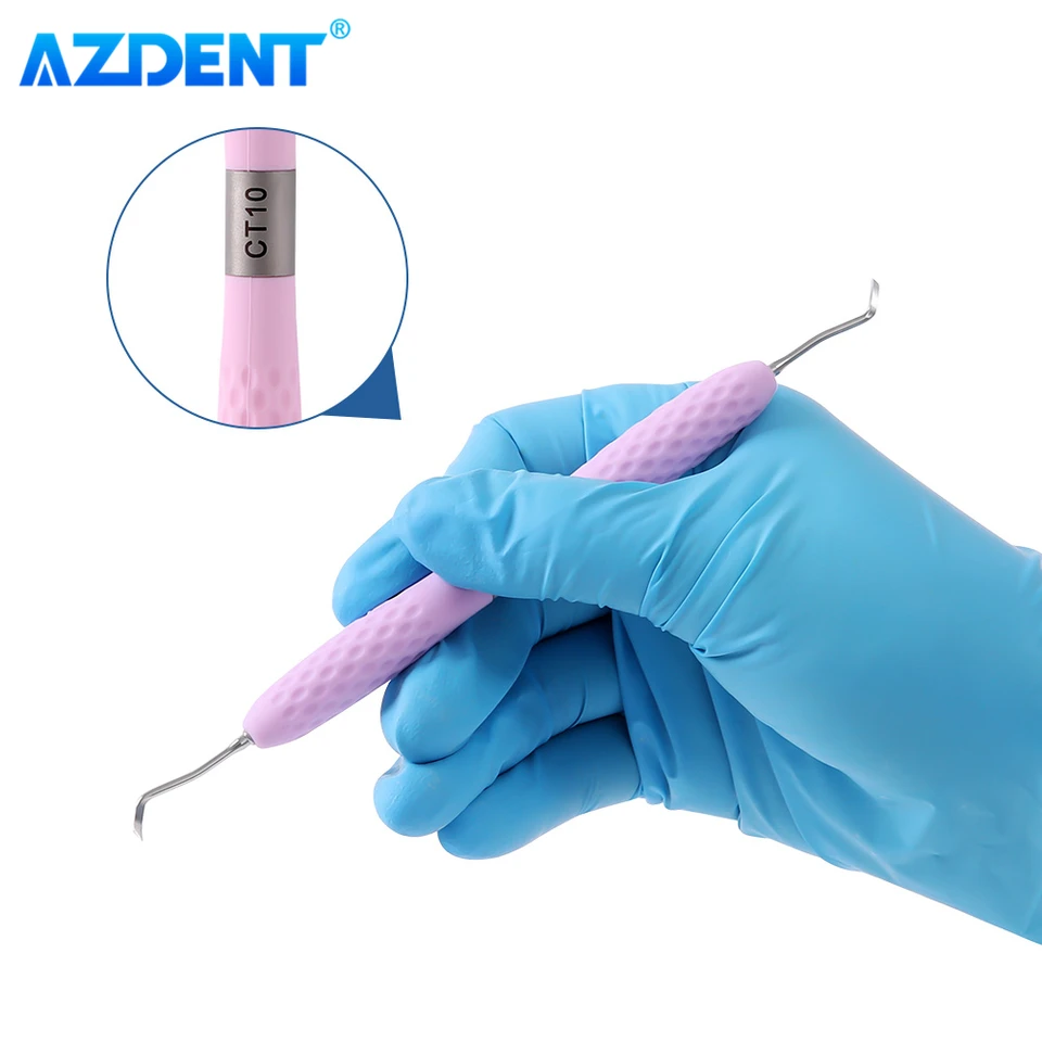 Azdent Dental Restoration Instrument prístroj Smalt Seat Set Spoon Spoon Excavator Gingival Margin Trimmer Cord Cord Packer Sonda Sonda Nástroj