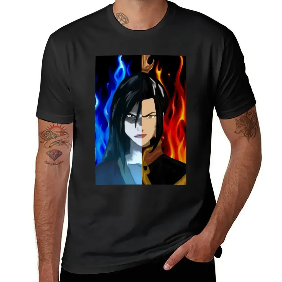 Azula Princess - Fire Lord Azula Split Tričko Manga Vintage anime oblečenie Plain Plus veľkosti odpaliská grafické tričká pre mužov