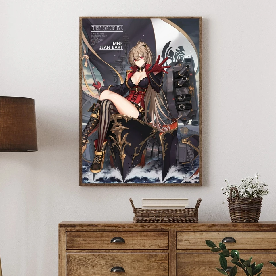 Azur Lane Game Plagát Domáca nástenná maľovanie dekorácie (bez rámu)