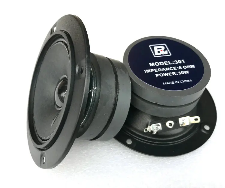 B-314 3 palcový výškový reproduktor Dual Magnetic 98 mm podnos 30 W 4 ohms 96db 1 ks