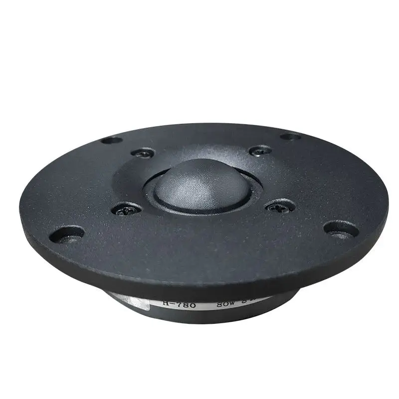 B-879 4 palce 28 Core Dovážaný vysoký leštený hodvábny film Dome Tweeter Reproduktor 104/110 mm panel 80W 8ohm 1ks