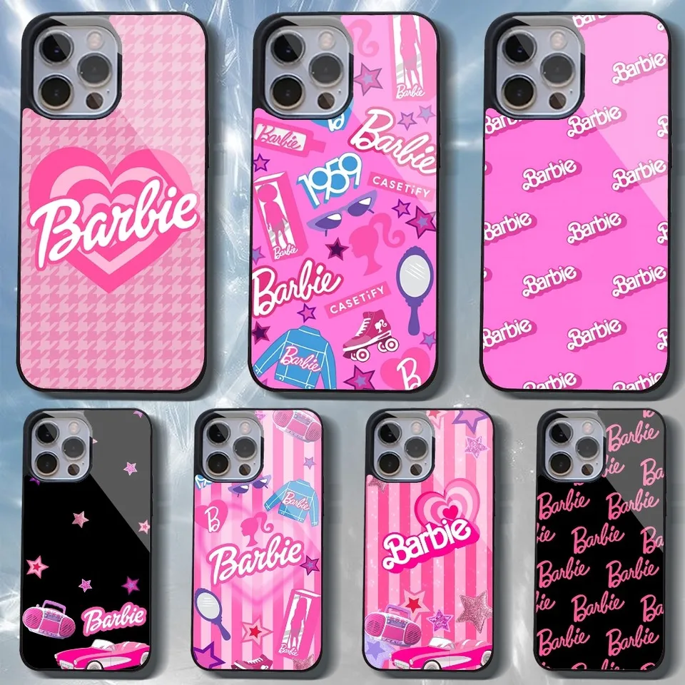 B-Barbie Girl Pink Telefón puzdro pre iPhone 16 15 14 13 Pro Max 11 12 12 Mini Alex Mirror pre Magsafe Wireless Cover
