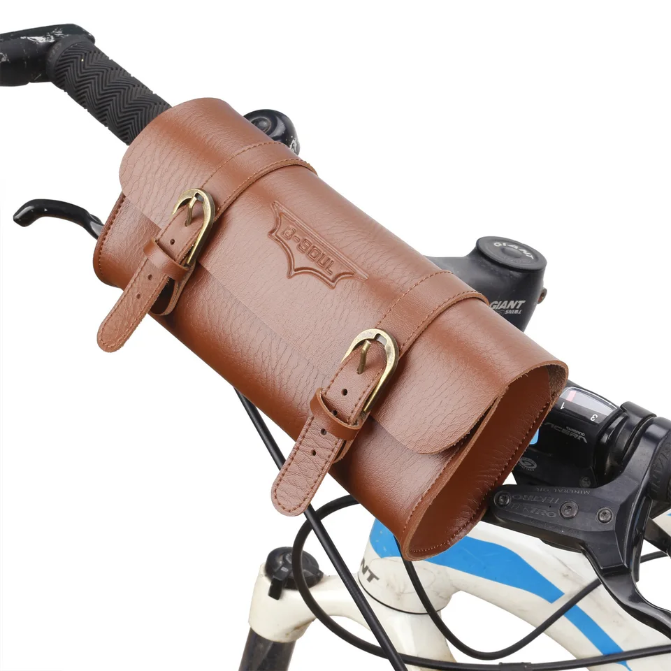 B-soul Bicycle Bag Retro Front End Bag Electric Secootter Charter Car Prvý balenie cyklistický vrecko