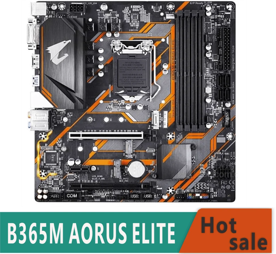 B365M AORUS Elite 64 GB LGA 1151 DDR4 MINI ATX 100% Testovanie