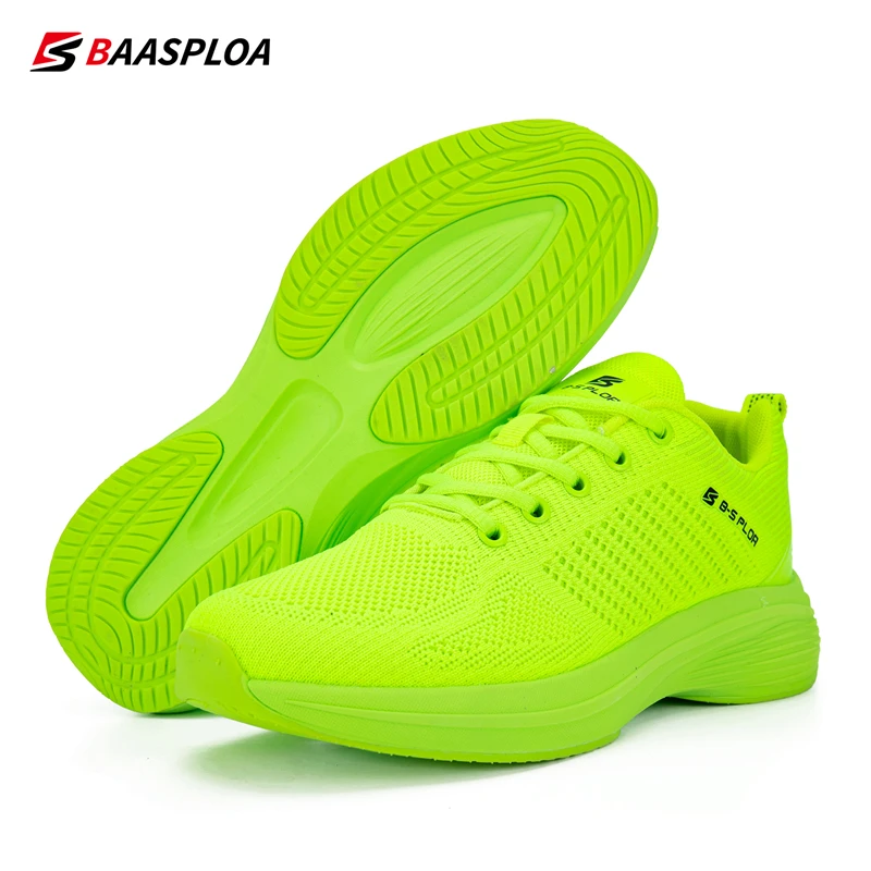 Baasploa Spring New Sneaker Fashion Pohodlné bežecké topánky priedušné tenisové tenisky ľahké nárazové absorpčné topánky