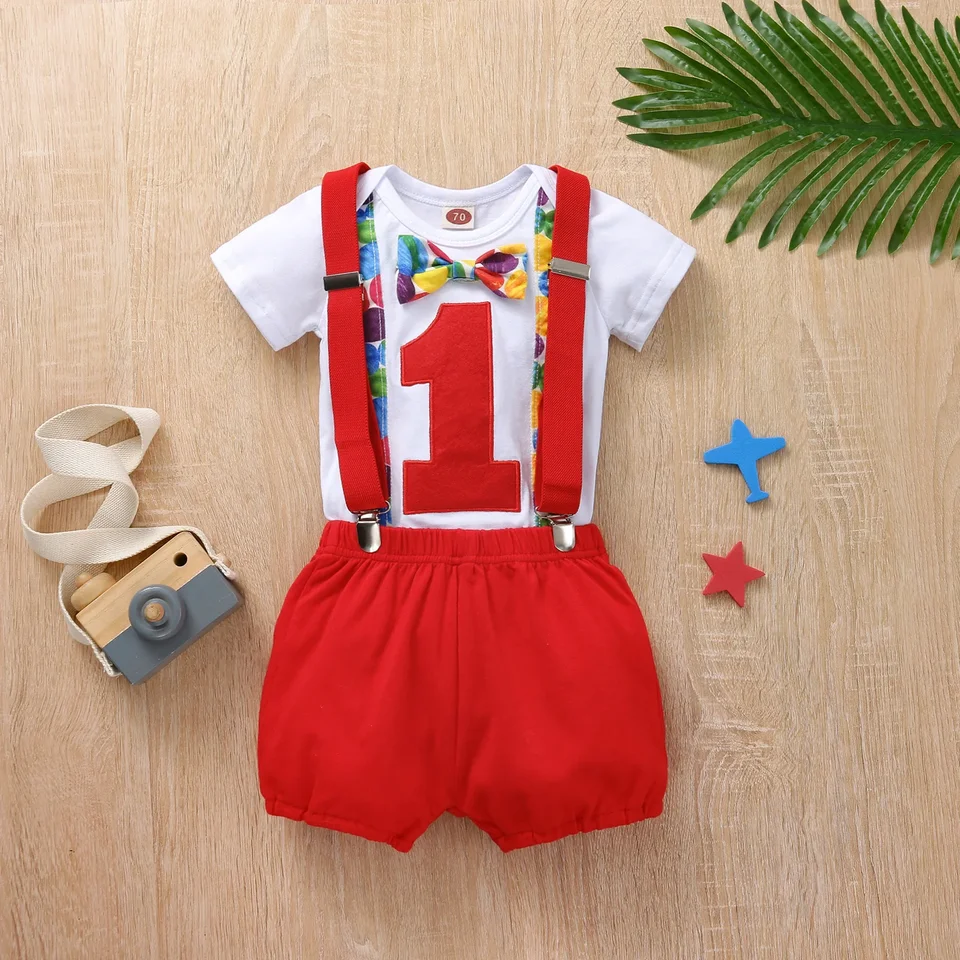 Baby Boy Romper Set Battle Boys oblečenie detské kombinézy 1. narodeniny Rompers Dojčenské odevy Lietajúce jednosmerné celkovo chlapčeka