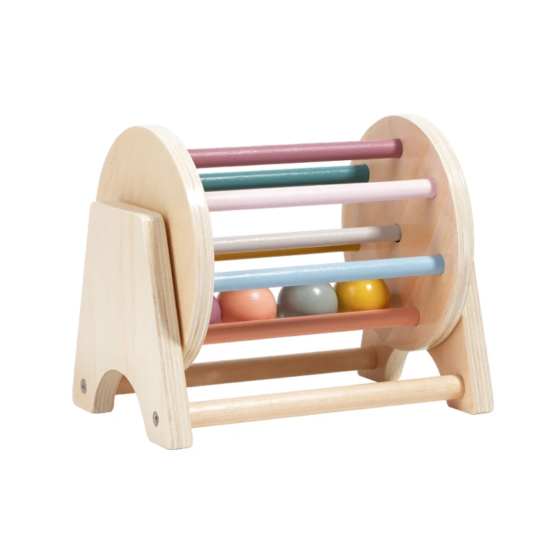 Baby Montessori Drevené pradenie bicie dojčenské predčasné vzdelávanie pre 1 až 3-ročné dievčatá dievčatá pre batoľatá Vývojový vianočný darček