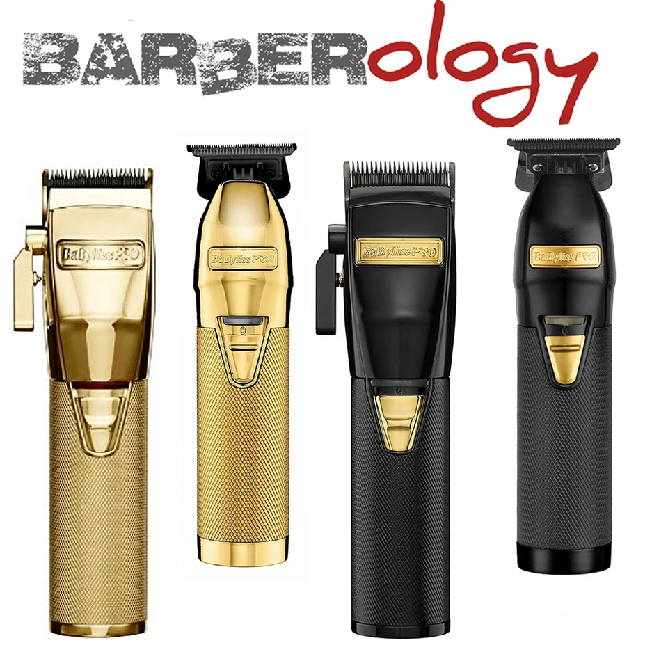 Babyliss Pro Barberology FX Profesionálny bezdrôtový holič na vlasy Clipper & Skeleton Trimmer Haircut Kit pre holičov a stylistov