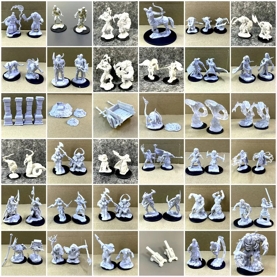 BACK BUGBEARS Zombies Fighter Sprievodca trpaslík barbar goblin monster stolová hra Miniatúry vojnové hry figúrky neobsadené modely TRPG