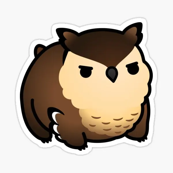 Bacuľatá Owlbear 5ks nálepky pre nálepky na nálepky na nárazník na nárazník