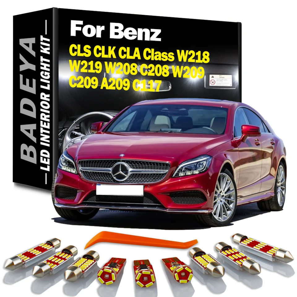 BADEYA CANBUS AUTOMOBILOVÉ VLASTNÉ SVETOVÉ SÚBOR SVOTA PRE Mercedes Benz CLS CLK CLK Trieda W218 W219 W208 C208 W209 C209 A209 C117 LED žiarovky LED žiarovky
