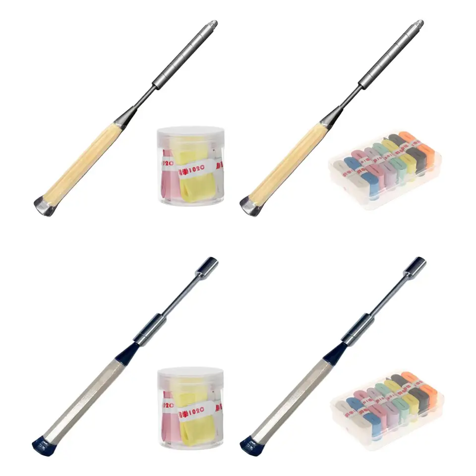 Badminton Swing Trainer Power Stick s priľnavou páskou pre výkon vylepšujte silu grip sily zápästia Training Speed ​​Speed ​​Tréner Začiatočníci