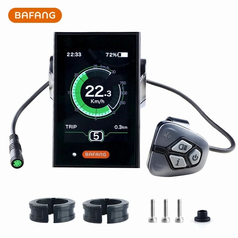 Bafang DPC18 Plná farba LCD Elektrický bicykel Displej stredného motora BBS0102HD M620 G510 M400 G330 36V 48V 52V Elektrický bicykel 8fun 8fun