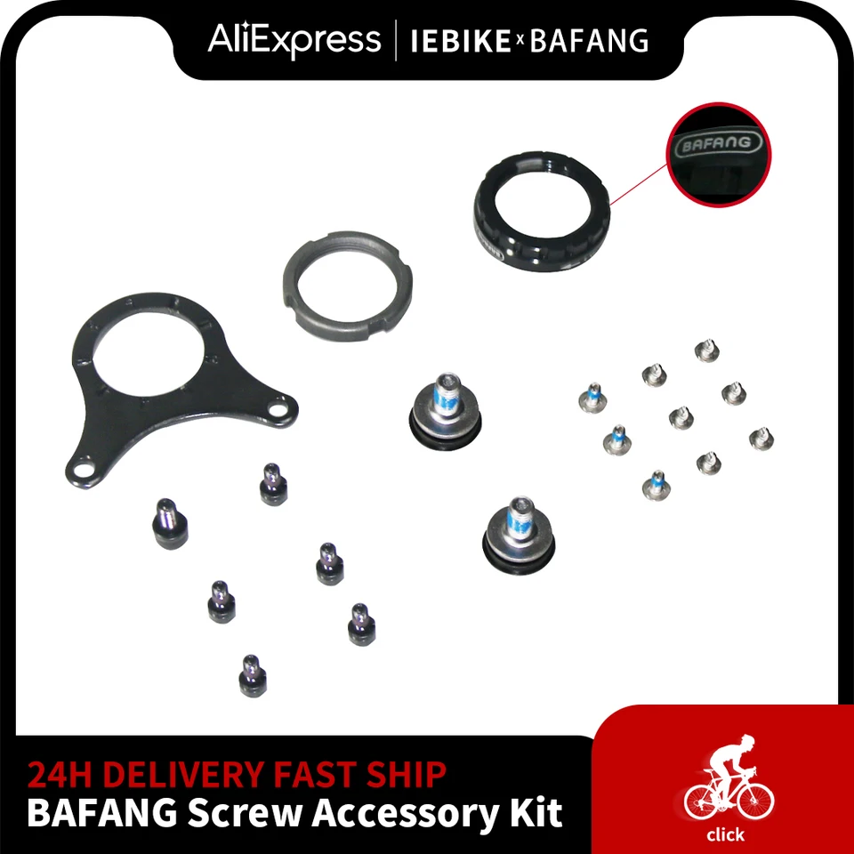 BAFang Mid Motor súpravy 68 mm 73 mm 100 mm 120 mm držiak spodnej inštalácie skrutkovacej matice tesnenie 8fun BBS01B BBS02B BBSHD Príslušenstvo