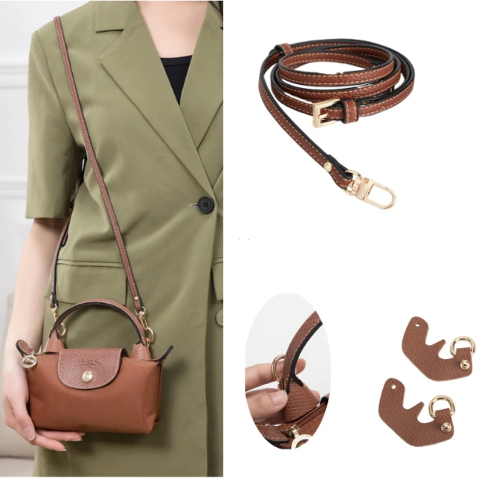 Bag popruhy nastavené na dlhé kožené doplnky pre šampionáty DIY Mini Transformácia Punch Free Crossbody Conversion 109-129 cm