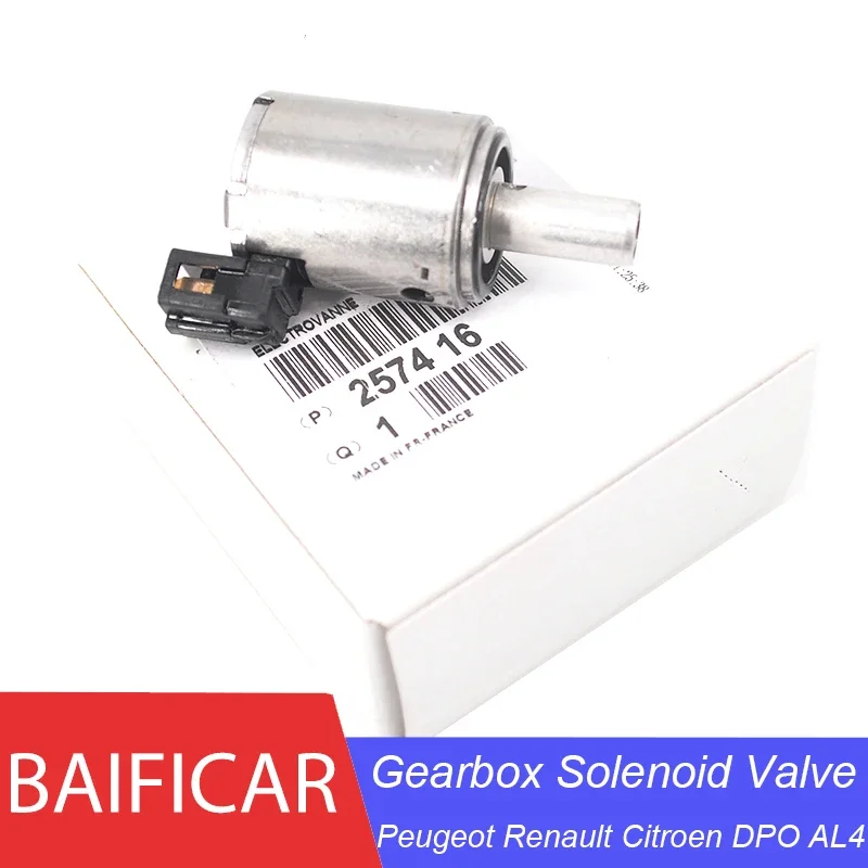 BAIFICAR BRAND NOVÝ Nový originálny DPO/AL4 Automatický prevodový blok solenoidový ventil 257416 9653760480 pre Peugeot Renault Citroen DPO AL4