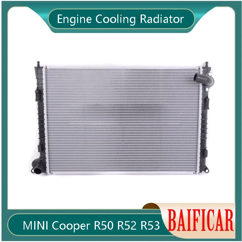 BAIFICAR BRUMNOVÝ Nový chladiaci chladič motora pre Mini Cooper R50 R52 R53