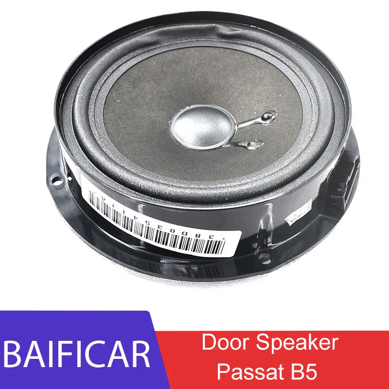 BAIFICAR BRUMNOVÝ Nový originálny predný zadný reproduktor Bass Loudspeaker 3B0035411A 6QD035411A pre VW Passat B5 Jetta Bora 2002-2012