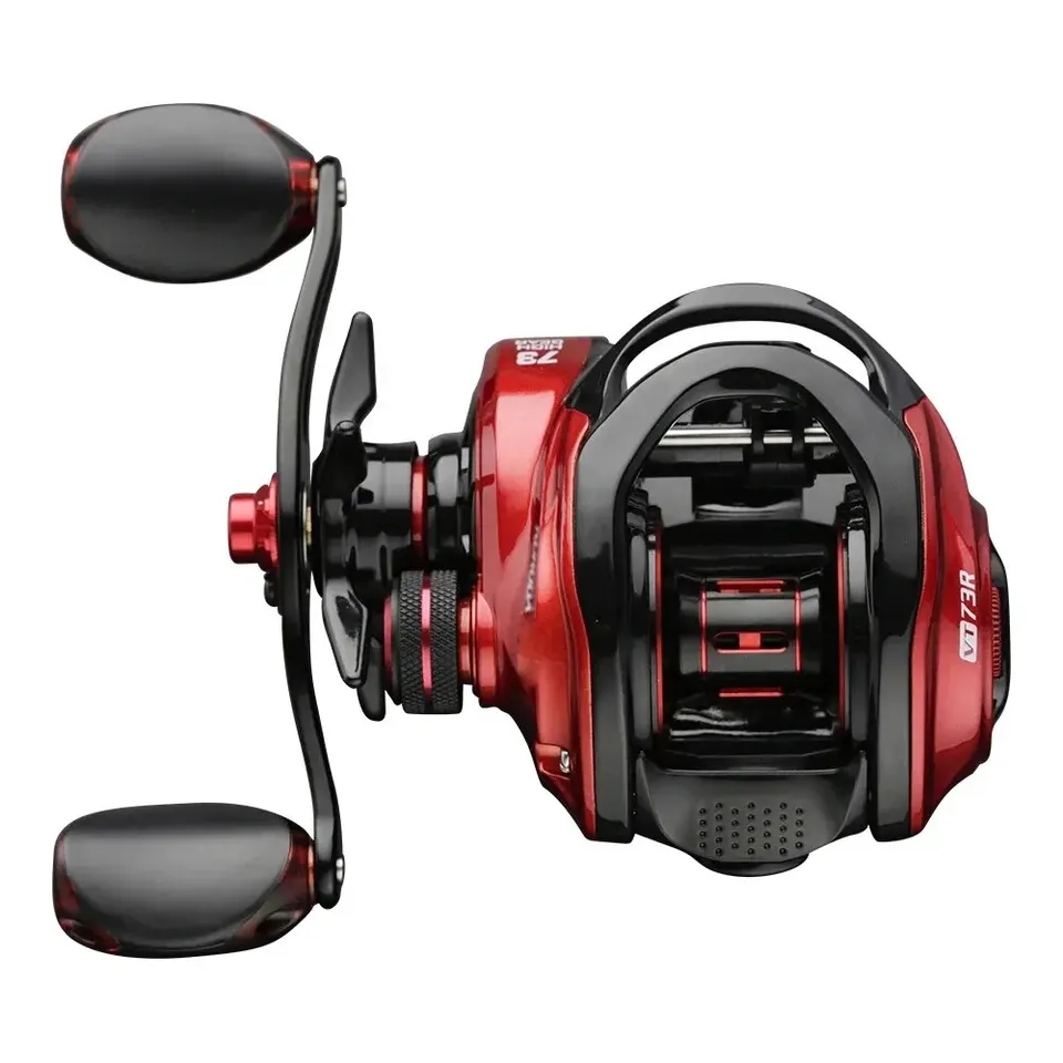 Baitcasting Fishing Cvice Max Drag 8kg Ultra Light Casting Navice navijak pre basové rybárske náradie