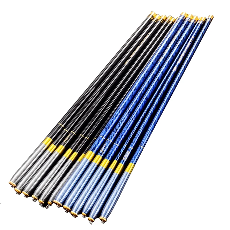Bakawa Super Light Hard Carbon Fiber Teleskopický kaprový rybársky prút 2,7 m/3,6 m/3,9 m/4,5 m/5,4 m/6,3 m/7,2 m/8m/9m/10m/10 m potok ručný pól