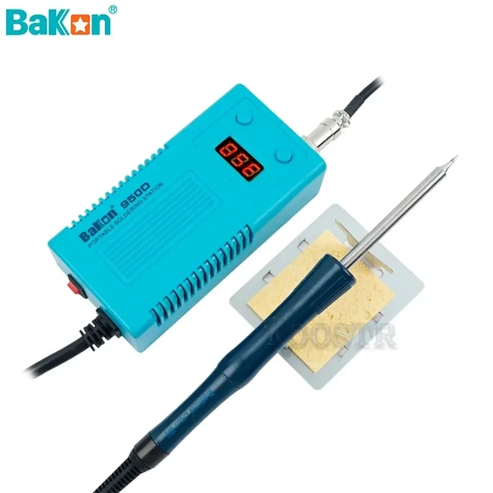 BAKON BK950D Zváranie spájkovacia spájka Iron 220V 50W Vnútorné vykurovacie zváracie náradie Trinity Digital Display a T13 ohrievač T13