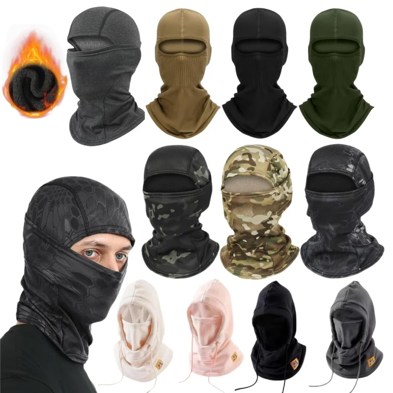 Balaclava lyžiarska maska ​​Maska s vetrom odolný voči krku Teplej cyklistiky Full tvár Mask Maska Maska prilba prilba pre chladné počasie