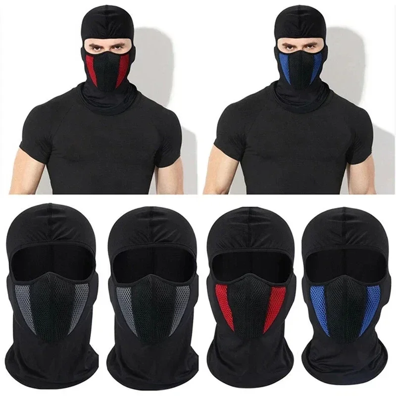 Balaclava Motocyklová maska ​​Maska s plnou tvárou Maska s vetrom odolný voči prachom zimné štít Zimná prilba prilba Bandana Lyžová šálka