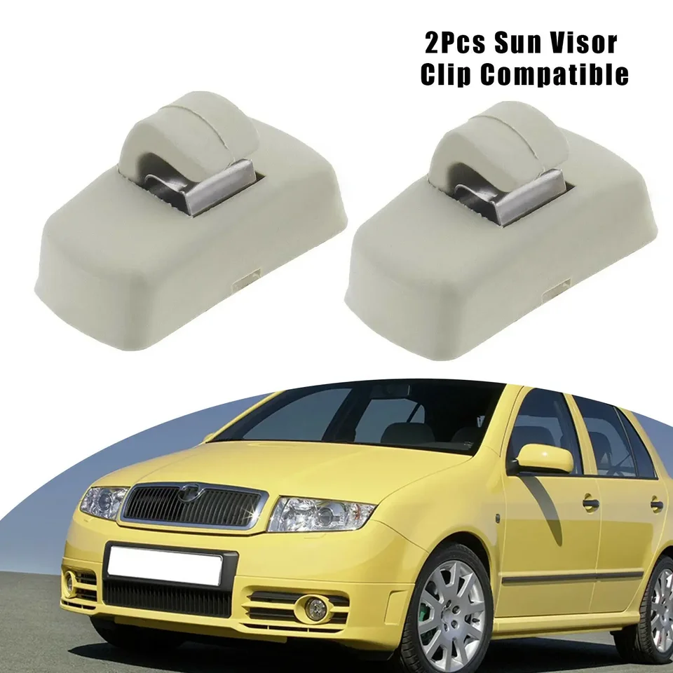 Balenie 2 interiérových klipov Sun Visor Fit for VW Transporter T4 T5 T5.1 T6 3B0857563 Camper Accessories