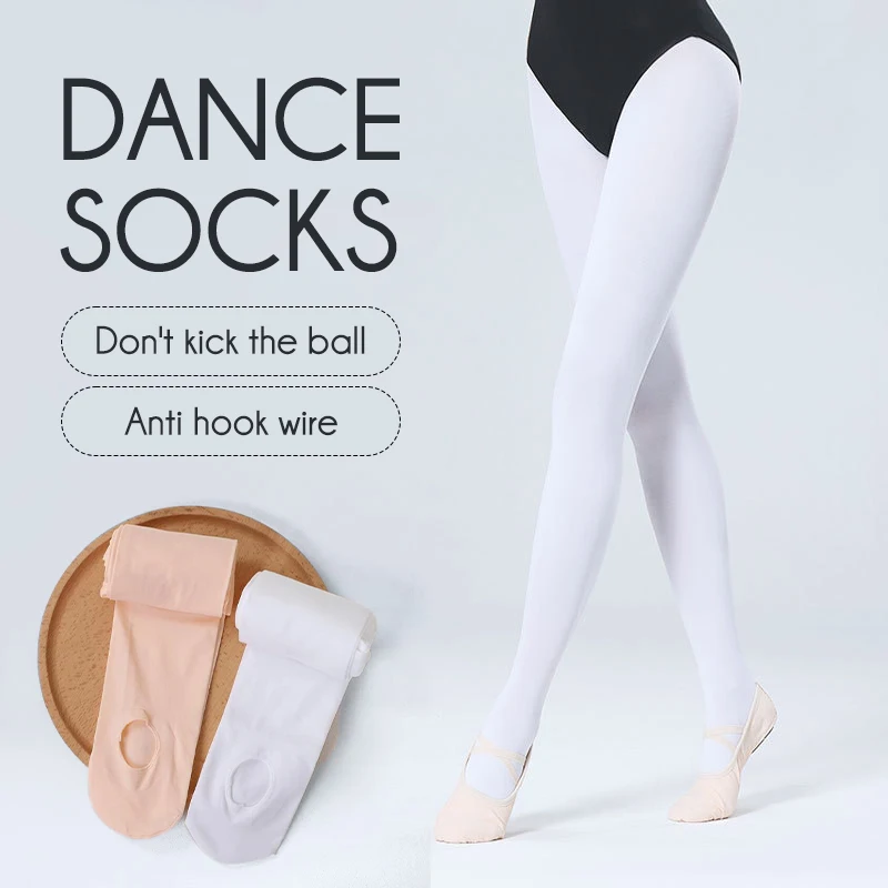 Baletné pančuchy 90D zamatové baletné pančuchy legíny Dance pančuchá
