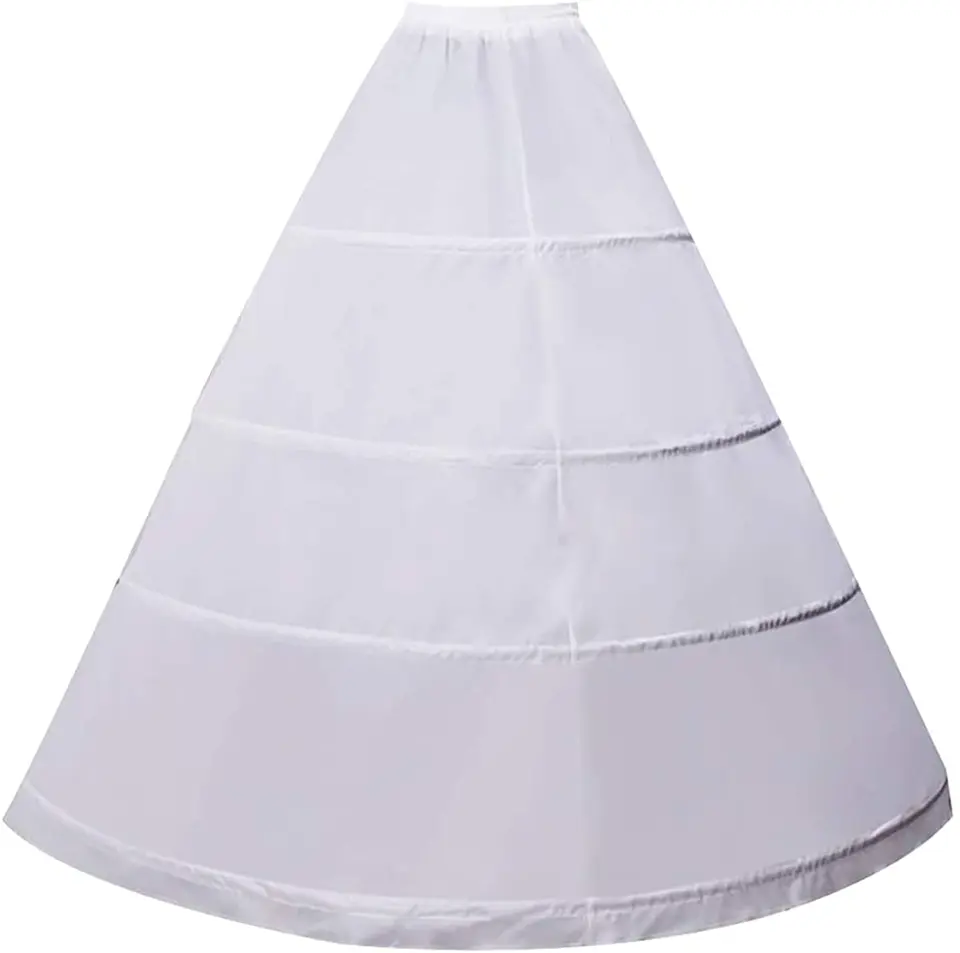 Ball plášť svadobné spodné spodné zvieratá Crinoline pre šaty
