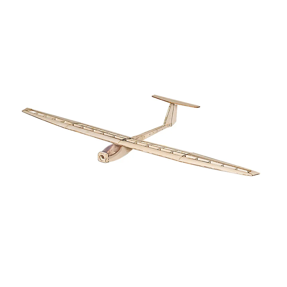 BalsAwood RC Lietadlá modelka laserom rezaného klzáku Elektrická energia Griffin 1550 mm krídla BuildPan Kit
